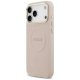 Guess Peony Hot Stamp MagSafe Case for iPhone 17 Pro Max, Pink