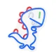 Светодиодная неоновая лампа Forever Light JURASSIC BABY DINO, Синяя