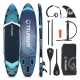 4Fizjo TSUNAMI T12 Inflatable SUP Board 350 cm, Multicolor