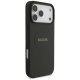 Guess iPhone 17 Pro Max vāciņš Grained Ring MagSafe, melns