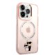 Karl Lagerfeld Iconic Karl&Choupette MagSafe Phone Case Cover iPhone 14 Pro Max - pink