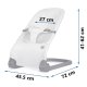 NK-52 Nukido Rocking Chair with Toys, Light gray