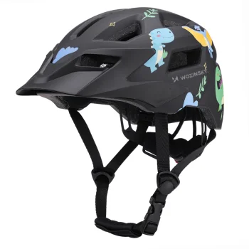 Wozinsky MTB bērnu veloķivere ar noņemamu vizieri S izmērs, melna