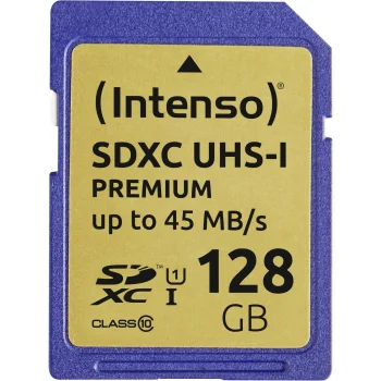 Карта памяти Intenso Premium SDXC 128GB Class 10 UHS-I