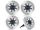 Solar Disk Garden Lights Twilight Sensor 4Pcs