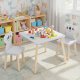 Ecotoys 6163 bērnu mēbeļu komplekts: galds un 2 krēsli Koala