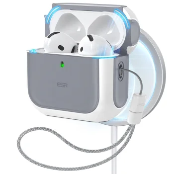 ESR Orbit HaloLock MagSafe Case for Apple AirPods 4, White