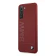 BMW Samsung Galaxy S21+ vāciņš Silicone Signature Logo, sarkans