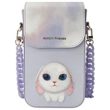 Nimmy Big Eyed Pet 2.0 Rabbit telefona somiņa, Violeta