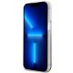 Чехол Guess для iPhone 14 Liquid Glitter Marble, белый
