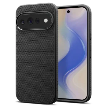 Google Pixel 11 Pro XL Spigen Liquid Air TPU Case Cover, Black | Telefona Vāks Maks Apvalks Bampers