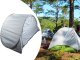 Pašizplešams pludmales telts ar UV aizsardzību, liels, pelēks