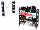 Daudzstāvu Kurpju Apavu Plaukts Skapis, 4 plaukti | Multilevel Shoe Rack Shelf Stand Organizer