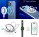 Беспроводное зарядное устройство Choetech T603-F MagSafe с держателем,...