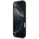BMW M silikona MagSafe vāciņš ar vertikālu logotipu iPhone 17 tālrunim – melns | Phone Case Cover