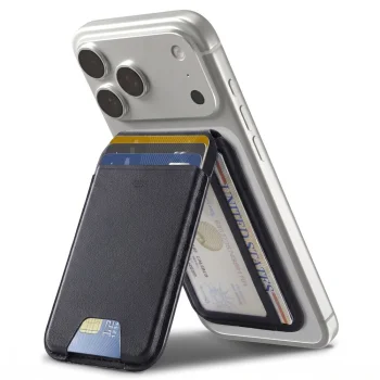 ESR Classic RFID MagSafe karšu maciņš un statīvs - Melns