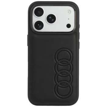 Чехол Audi TT Synthetic Leather для iPhone 18 Pro / 17 Pro с MagSafe, черный