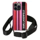 Karl Lagerfeld Color Stripes Strap vāciņš iPhone 14 Pro Max - Rozā