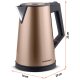 Электрический чайник Berdsen BD-708, 1.7 л, медный