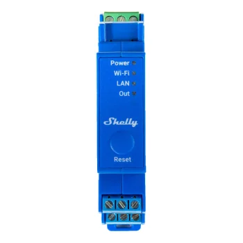 Shelly Pro 1 Single-Channel DIN Rail Relay with Potential-Free Contacts