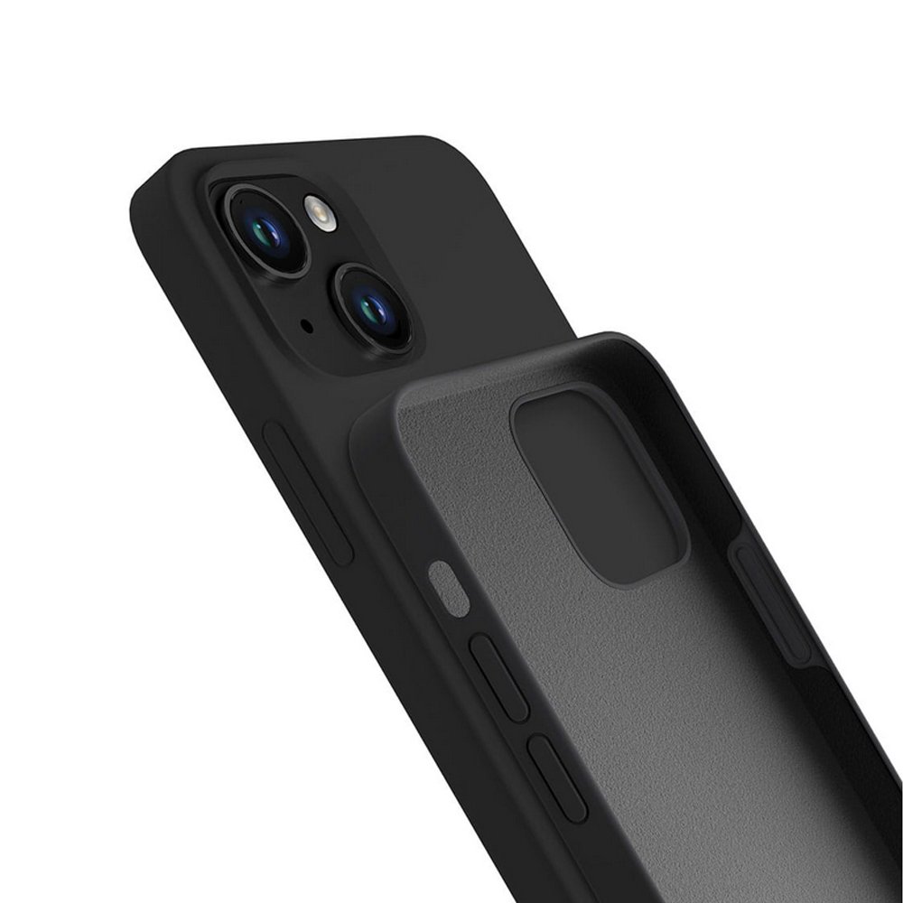 Apple iPhone 16 Plus 6.7'' 3MK Silicone Case Cover, Black (1)