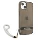 Guess iPhone 13 mini Case Translucent Stap Black