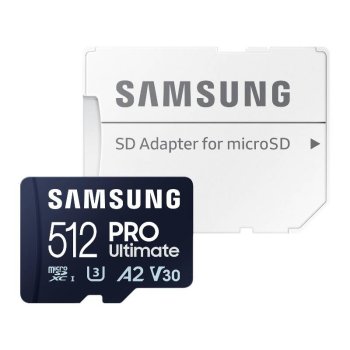 Atmiņas karte Samsung MicroSDXC PRO Ultimate 512GB 200MB/s UHS-I/U3 (MB-MY512SA/WW) | Memory card