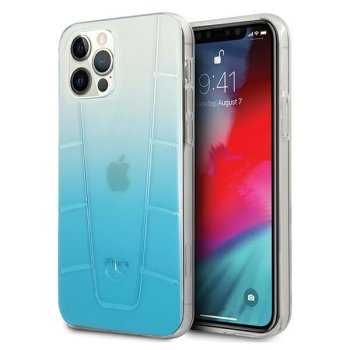 Mercedes iPhone 12 / 12 Pro Case Transparent Line, Blue