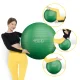 Vingrošanas bumba 4FIZJO Reh Ball 85 cm ar sūkni, zaļa