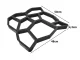 Paving Stone and Concrete Mold \"Cobblestone\", 50x48 cm, Black