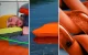 Flextail Tiny Sleeping Pad R05 AVS Mummy Inflatable Mattress, Orange
