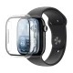 Aizsargstikls ar vāciņu AmazingThing Radix Apple Watch Series 11 42mm, caurspīdīgs