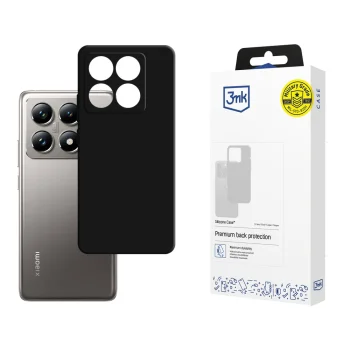 Силиконовый чехол 3Mk Protection Silicone Case для Xiaomi 14T Pro - Черный