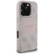 Чехол Guess 4G Circle Classic Logo MagSafe для iPhone 16 Pro Max - розовый