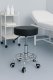 Adjustable Swivel Salon Stool with Wheels ModernHome, Black
