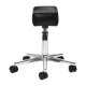 Sillon Bell Mobile Pedicure Footstool Black