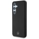 Чехол Mercedes Leather Debossed Lines MagSafe для Samsung Galaxy S25+, Черный