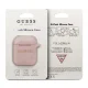 Guess AirPods maciņš Silicone Glitter, gaiši rozā