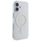 Guess iPhone 16 Plus vāciņš IML Glitter Circle MagSafe, caurspīdīgs