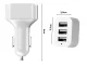 Автомобильное зарядное устройство 3x USB (1.1A, 2.1A, 3.1A),...