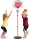 Bērnu Basketbola Grozs ar Bumbu un Statīvu + Loka Šaušanas Komplekts ar Bultām Darts, 2in1 | Basketball Hoop...