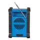 Celtniecības radio Denver WRB-60 FM / Bluetooth, zils/melns