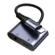 Audio pāreja Joyroom SY-L01 Lightning uz 3.5 mm un Lightning, melna