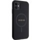 Guess iPhone 11 Case Saffiano Magsafe, Black