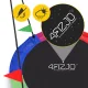 Детские качели-гнездо 4FIZJO XL 110 см для сада, разноцветные