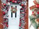 Christmas Decorative Wreath for Doors and Walls, 30 cm