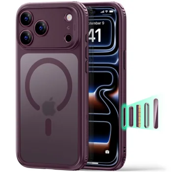 Чехол ESR Classic Hybrid MagSafe для iPhone 18 Pro / 17 Pro, темно-вишневый