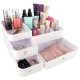 Large Cosmetics and Jewelry Organizer with Drawers, White