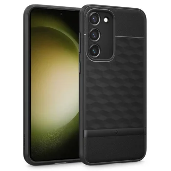Samsung Galaxy S23+ Plus (SM-S916) Caseology Parallax Case Cover, Black | Чехол Обложка Кейс...