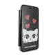 Karl Lagerfeld Valentine atverams vāciņš iPhone X / Xs, melns